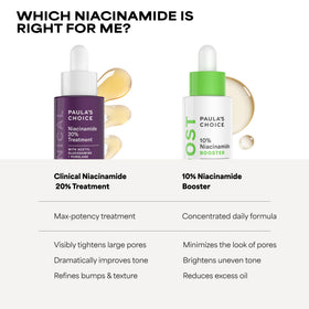 Paula's Choice applying serum on hand, highlights easy spreadability and immediate feel