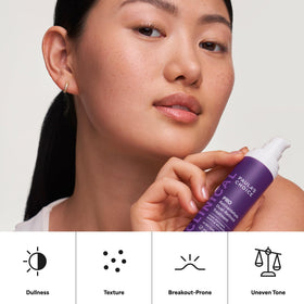 Paula's Choice serum with study materials implying clinically tested performance