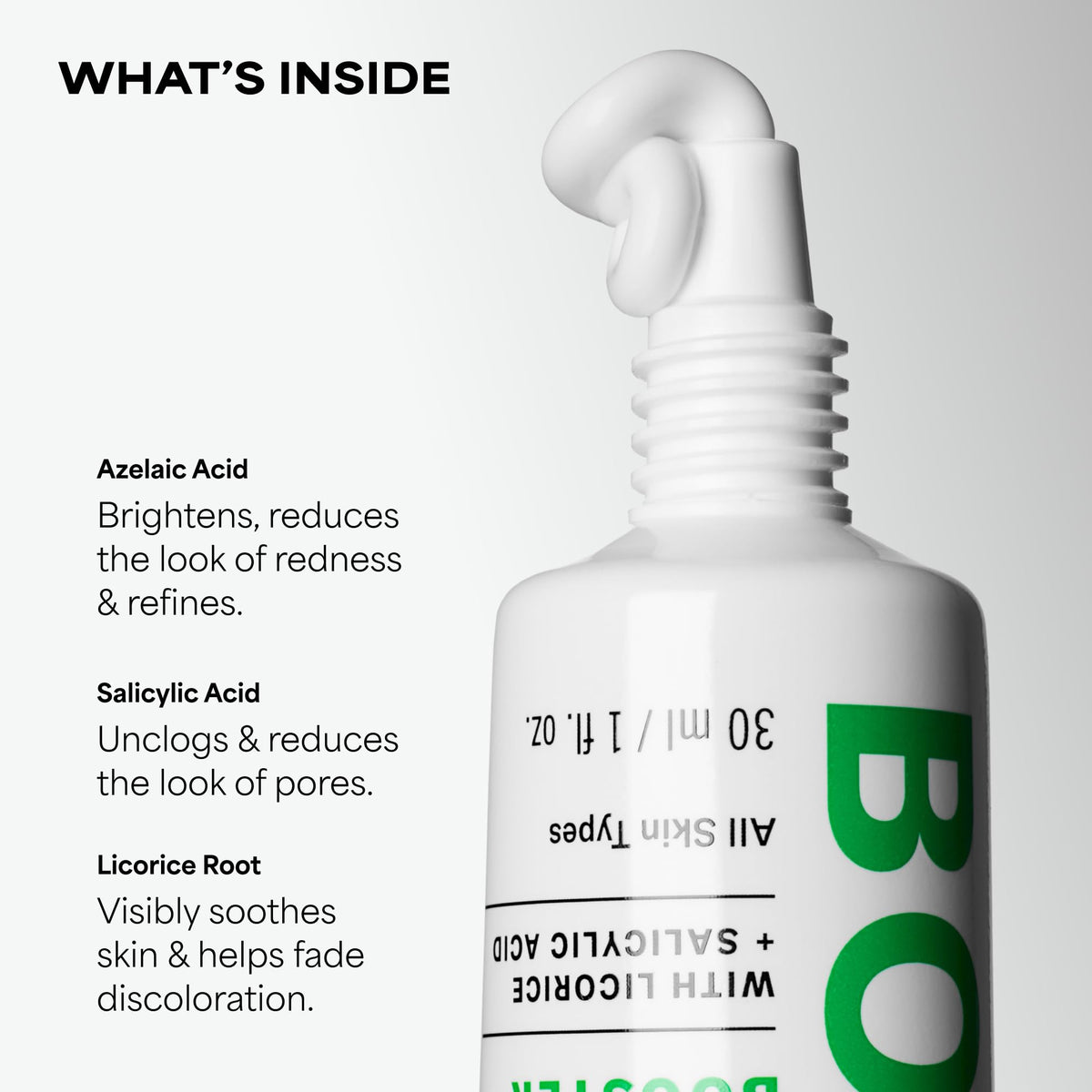 Paula's Choice next to coin in hand showing 1 fl oz size for travel-friendly convenience