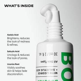Paula's Choice next to coin in hand showing 1 fl oz size for travel-friendly convenience