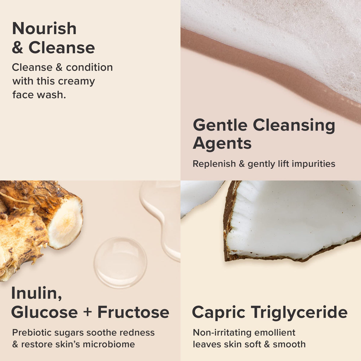 Paula's Choice cleanser texture close-up showing cushiony gel-cream and gentle feel