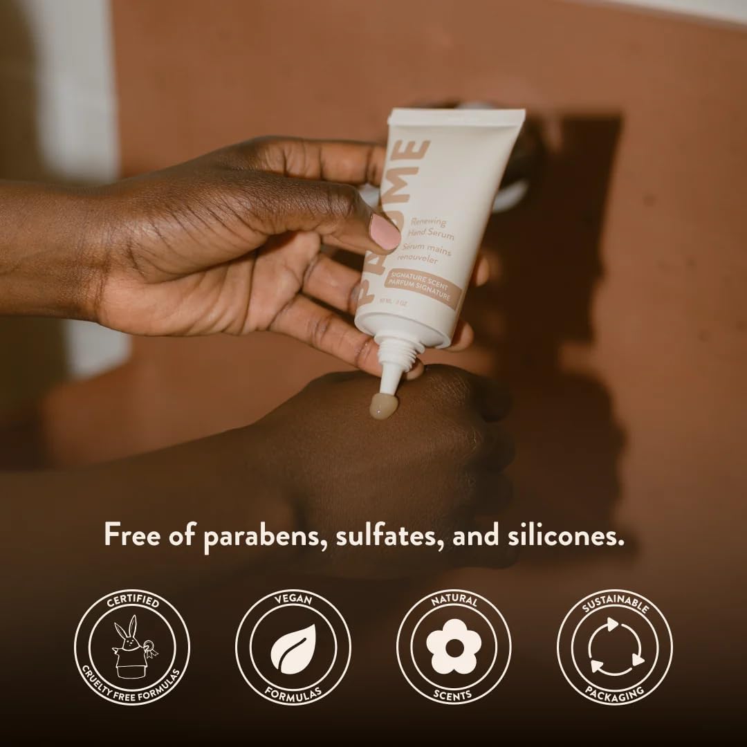 PAUME application on hands showing visible smoothing and nourishment
