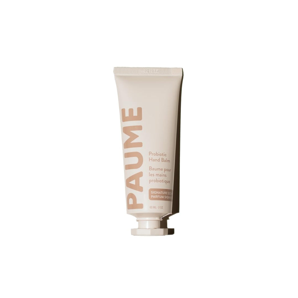 PAUME front packaging showing 2oz tube and clear branding for portable hydration