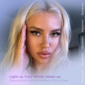 Pawotence before-and-after eye comparison displaying natural blend and added volume