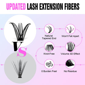 Pawotence lash bond and seal bottles close-up for secure long-lasting hold