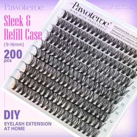 Pawotence close-up of lash fiber texture highlighting softness and natural finish