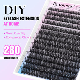 Pawotence close-up of 50D cluster fans highlighting soft fibers
