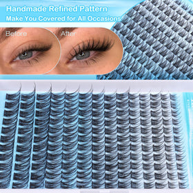 Pawotence lashes worn in daytime makeup showing subtle natural enhancement
