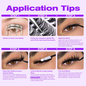 Pawotence eyelashes styling for evening makeup and lasting glam