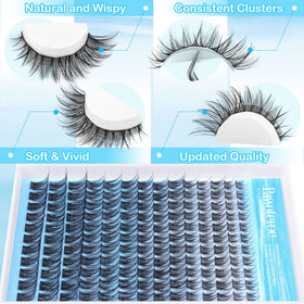 Pawotence set showing 8-16mm mixed lengths for customized lash layering