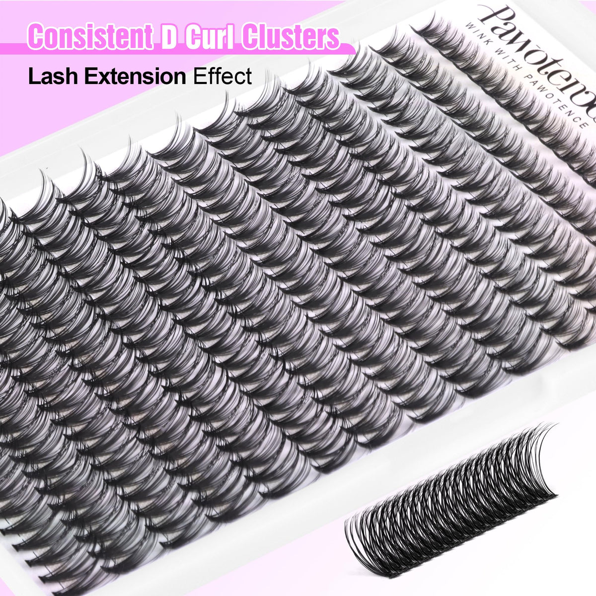 pawotence lengths comparison scale showing 8–15mm mix for customizable styling