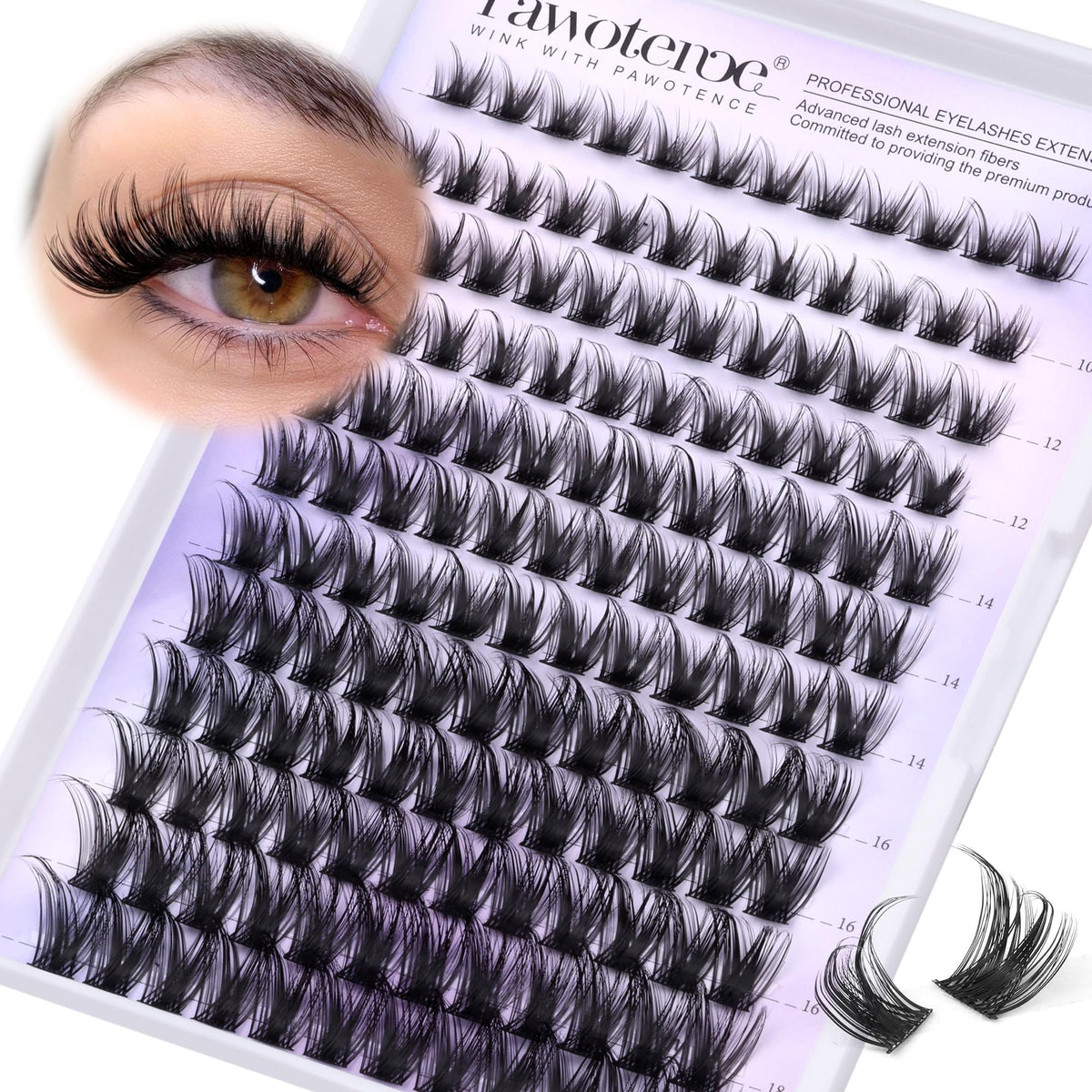Pawotence front packaging showing product and sizes for easy choice