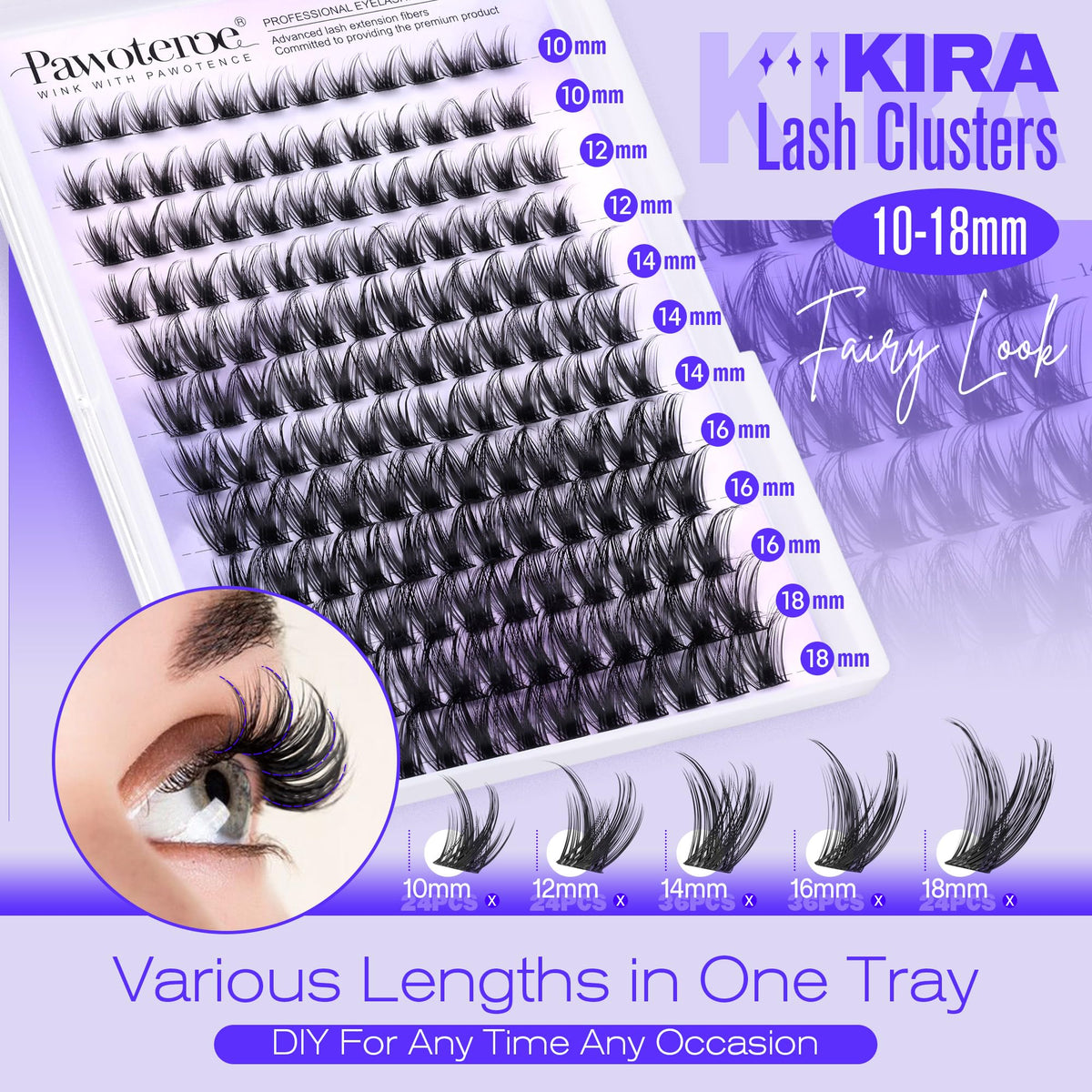 Pawotence thin knot-free band detail for comfortable, invisible wear