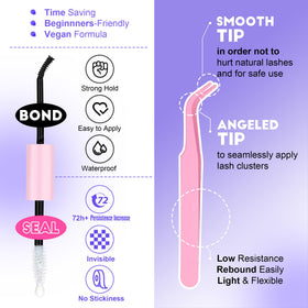 Pawotence stainless tweezers applicator showing precise placement control