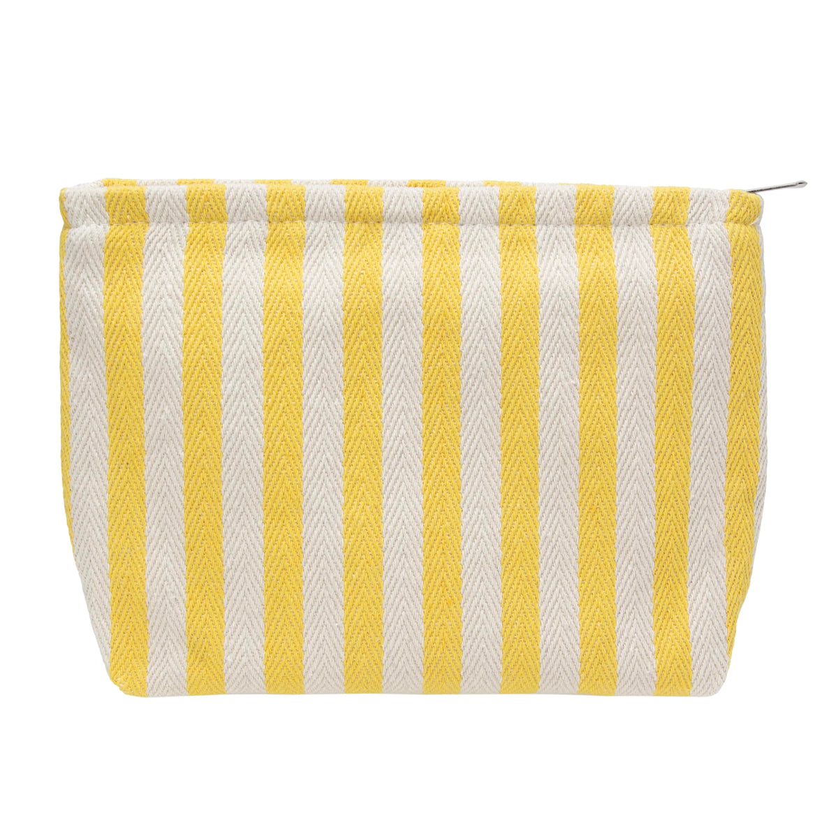 PAZIMIIK front view pouch showing yellow stripe and compact style benefit