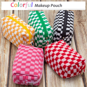 PAZIMIIK pouch on a travel table with toiletries showing organized convenience