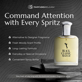PB ParfumsBelcam label detail emphasizing premium-crafted fragrance quality