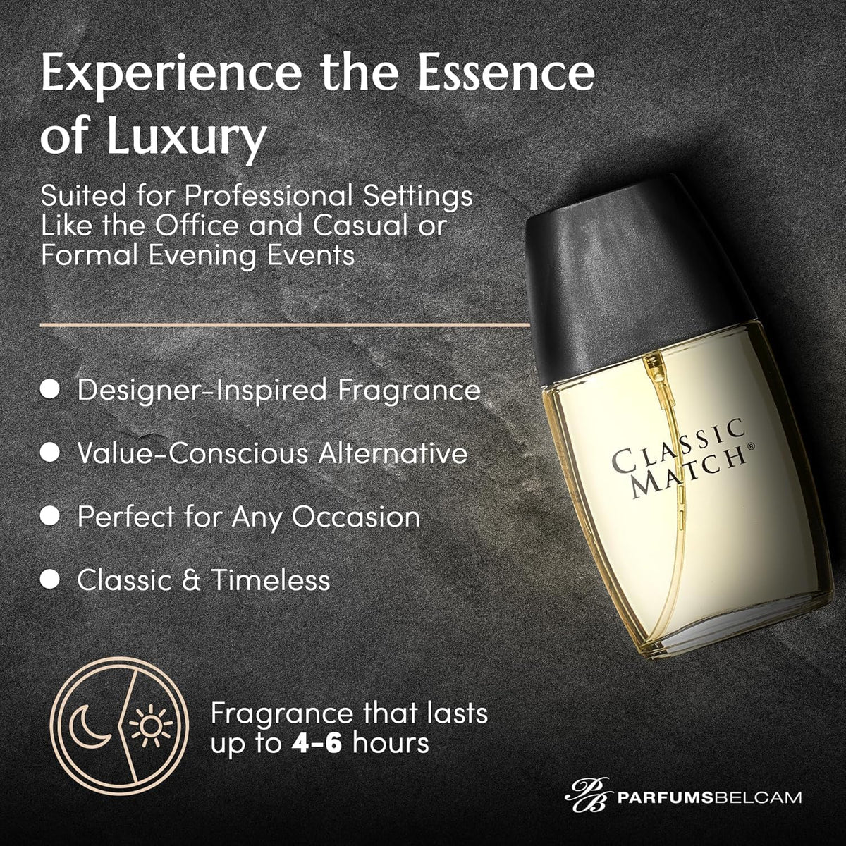 PB ParfumsBelcam spray action demonstrating fine mist and easy application benefit
