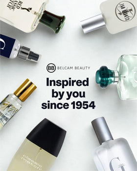 PB ParfumsBelcam bottle on dresser lifestyle setting suggesting daily use