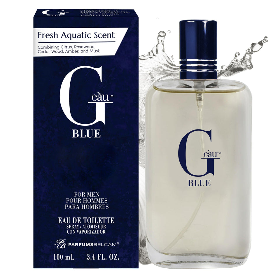 PB ParfumsBelcam front packaging showing bottle and branding for easy identification