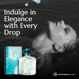 PB ParfumsBelcam lifestyle scene outdoors illustrating fresh aquatic scent energy