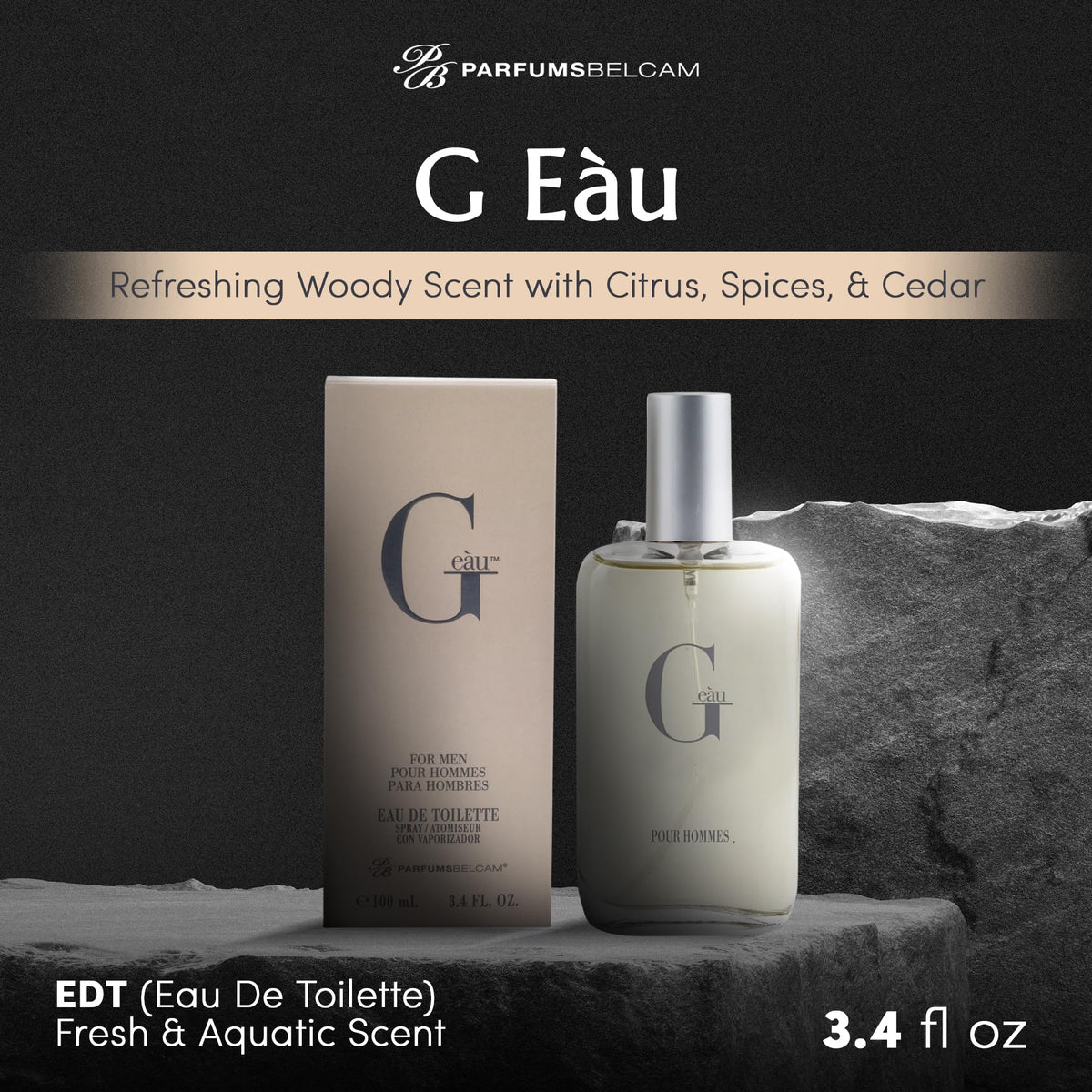 PB ParfumsBelcam spray action demonstrating easy application and projection