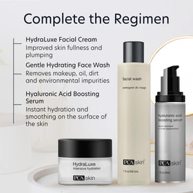 PCA SKIN product on bathroom vanity for everyday skincare routine