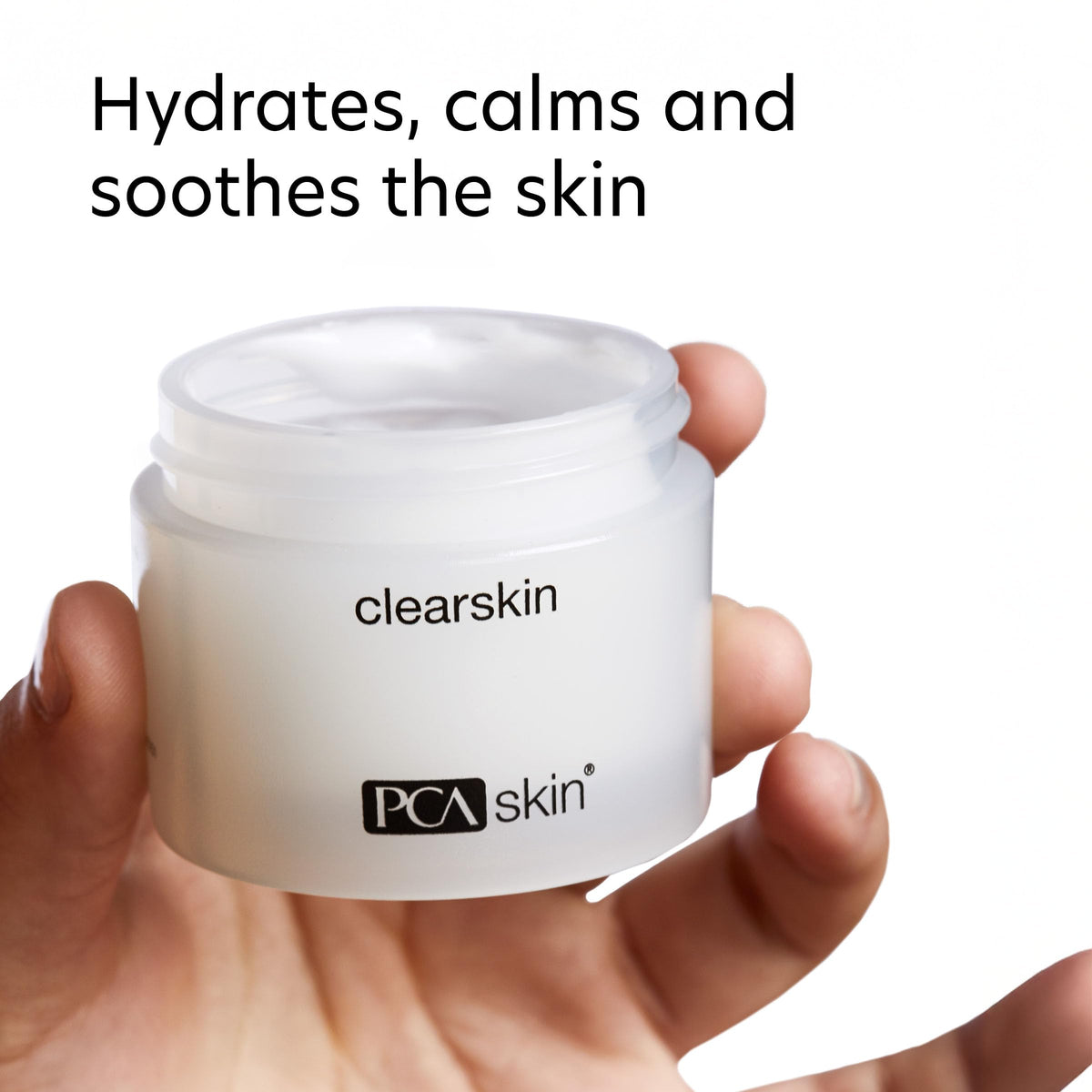 PCA SKIN Clearskin ingredient display with niacinamide and bisabolol for tone and calm