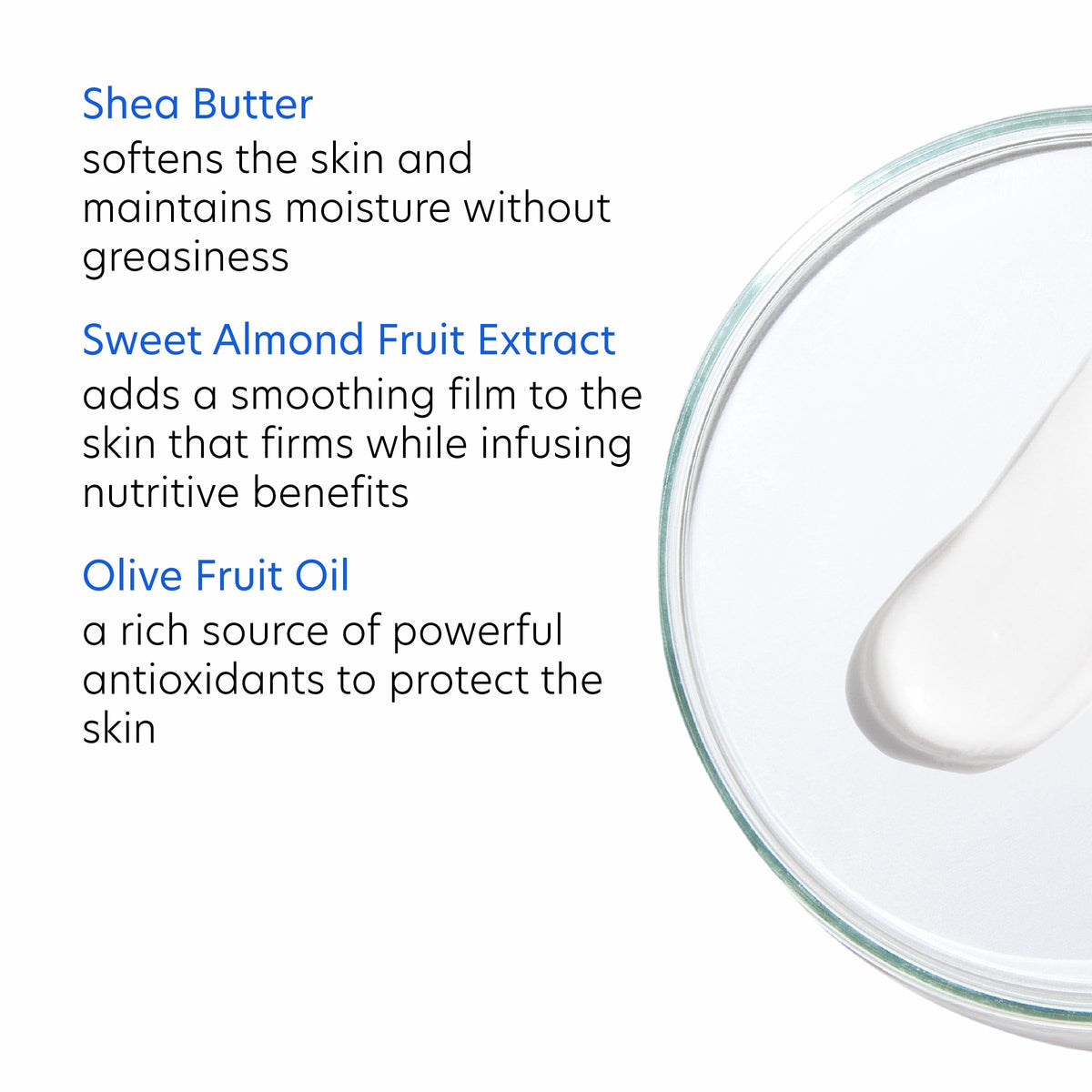 PCA SKIN sweet almond extract close-up showing nutritive skin support