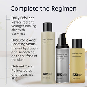 PCA SKIN in bathroom setting showing real-world daily skincare routine use