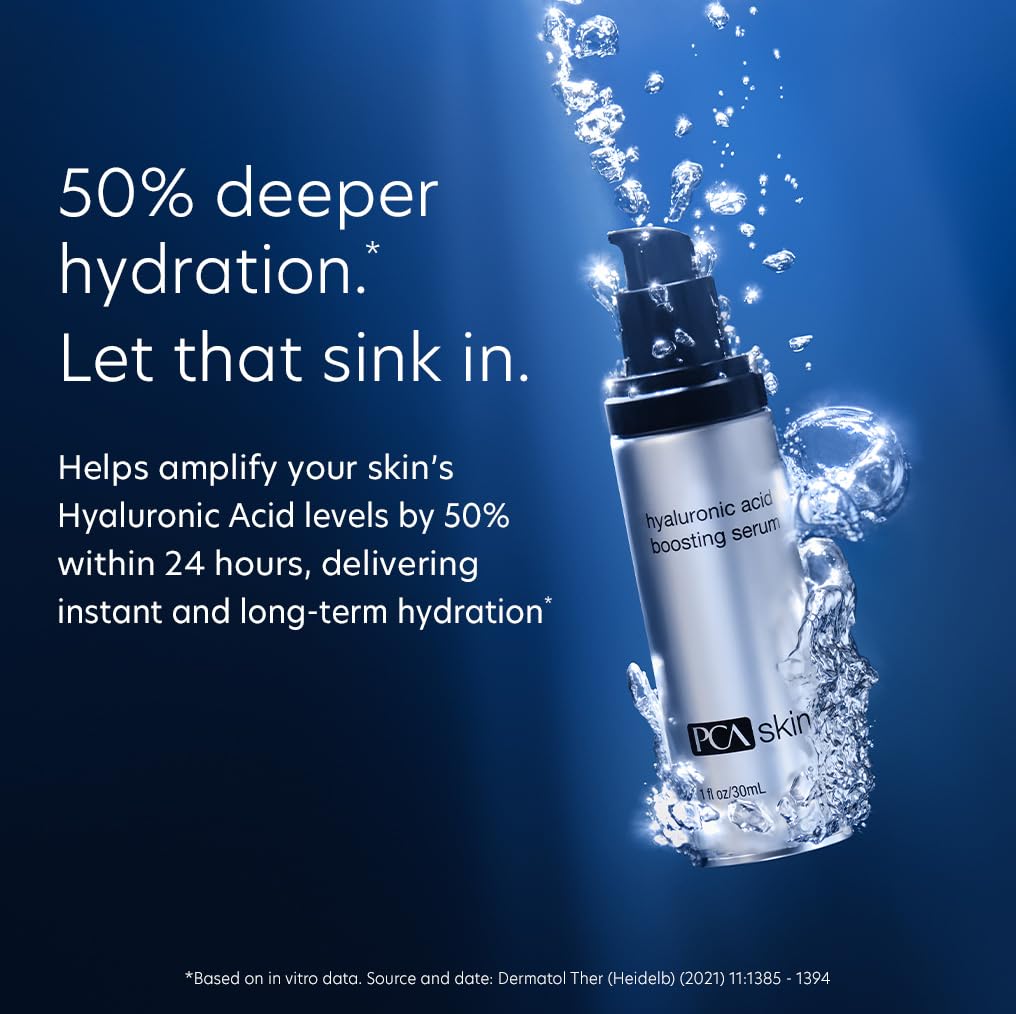 PCA SKIN pump dispensing serum for controlled application