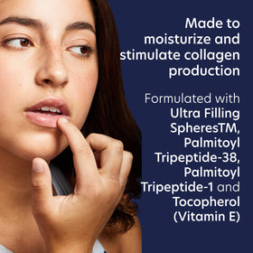 PCA SKIN applied on lips demonstrating immediate hydration and smoother look