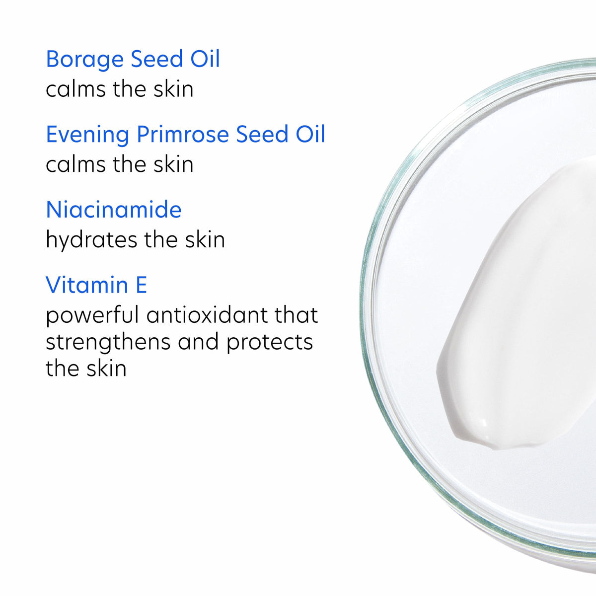 PCA SKIN ReBalance ingredient display with niacinamide highlighting barrier-support benefit