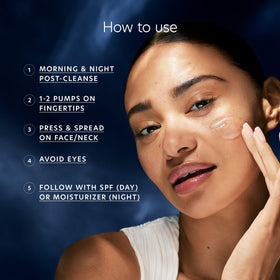 PCA SKIN infographic showing hyaluronic, ceramides, niacinamide benefits