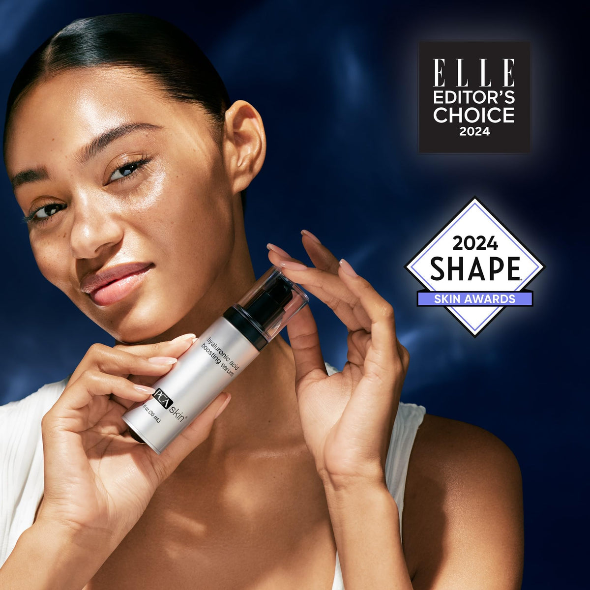 PCA SKIN ingredient label highlighting niacinamide and ceramides