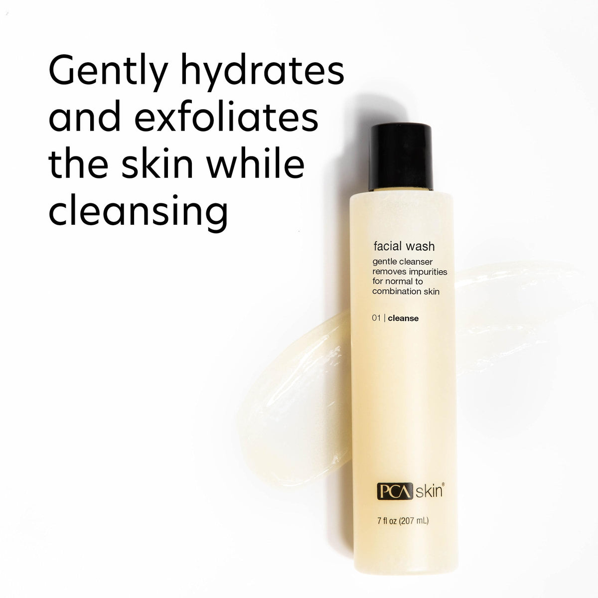 PCA SKIN close-up of foam texture highlighting soft hydration