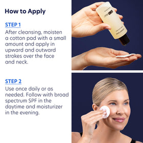 PCA SKIN bottle staged with serum and SPF to show routine compatibility