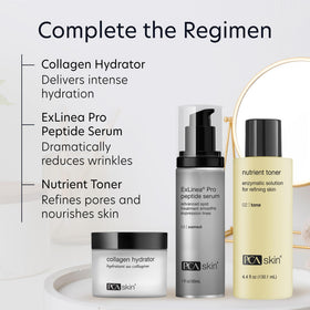 PCA SKIN toner on bathroom shelf in lifestyle scene suggesting daily use