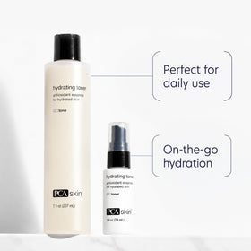 PCA SKIN pouring toner texture highlighting lightweight hydration