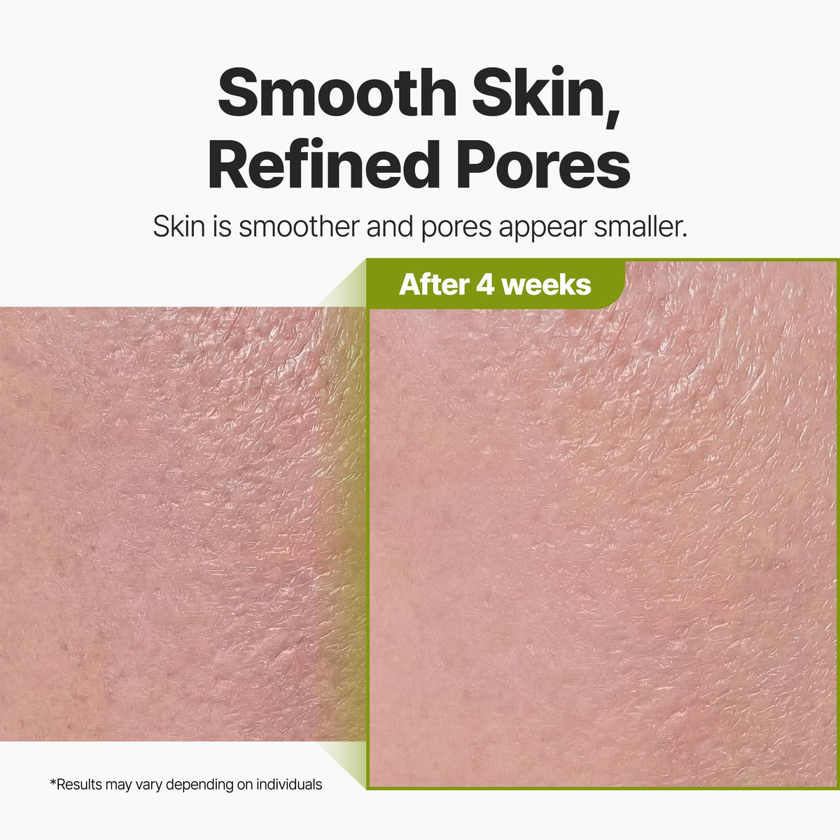 P.CALM rinsing mask with water illustrating gentle removal and clean skin
