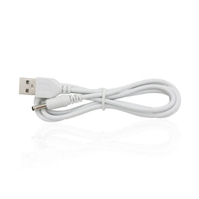 PDEEY USB to DC cable full length showing 6ft reach and flexible PVC