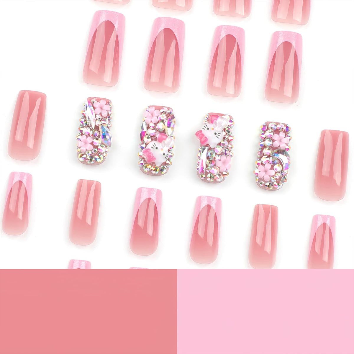 PDFADSK close-up of pink glitter texture highlighting sparkle and smooth glossy finish benefit