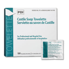 PDI box front view showing 100-count package and product name benefit