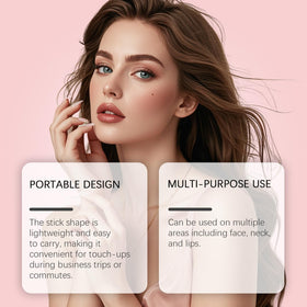 PDRN STICK applying under eye for targeted smoothing benefit: reduces visible lines