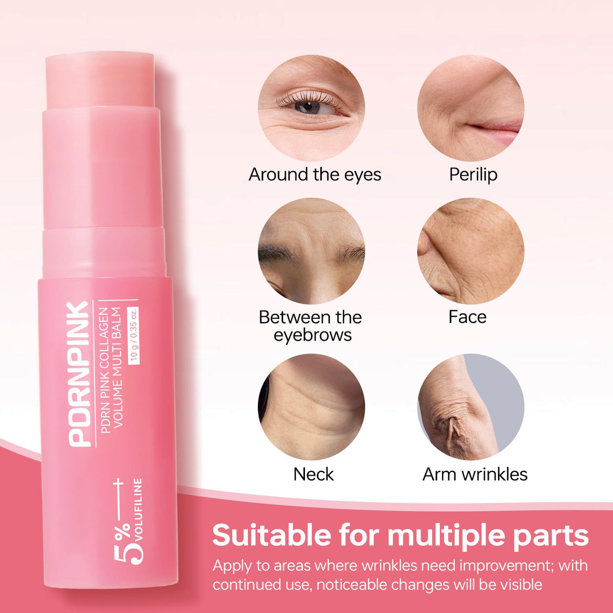 PDRNPINK stick inside a purse showing travel-ready convenience and hygiene