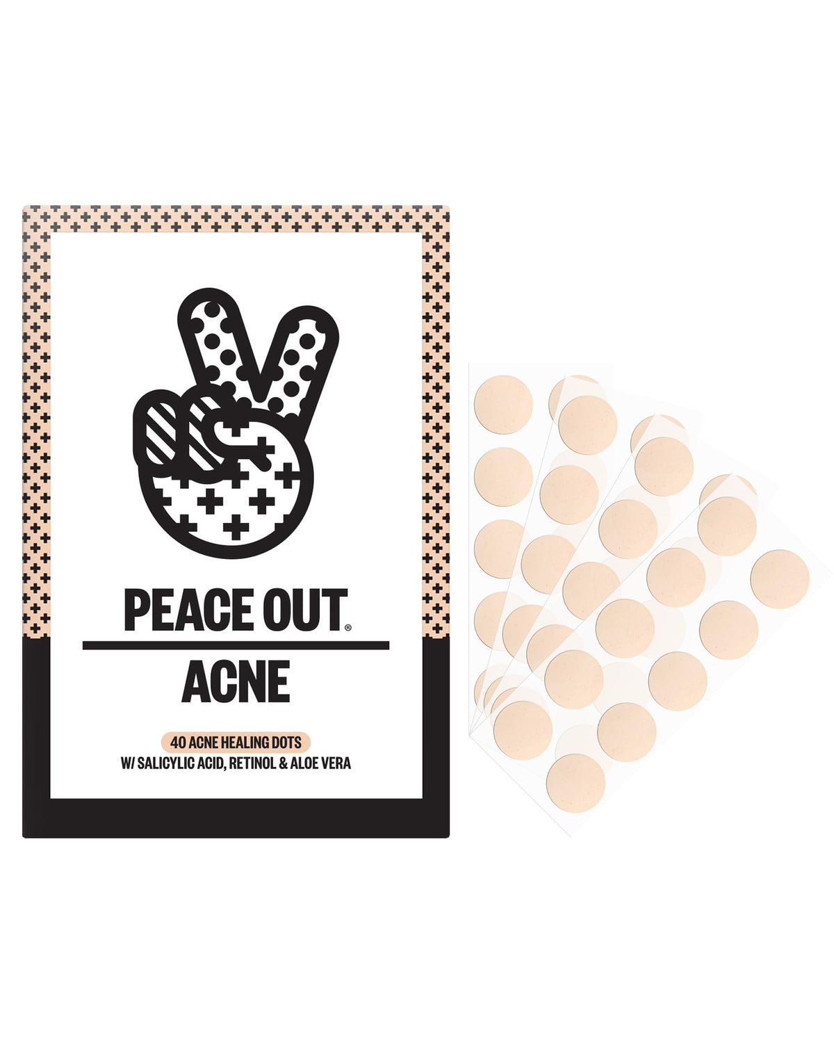 PEACE OUT front packaging showing box and product benefits for quick identification