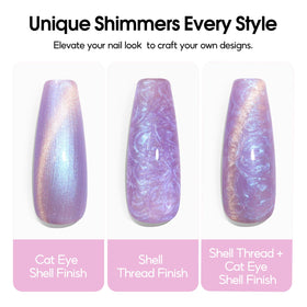 PEACECOLOR brush stroke on nail showing smooth application and full coverage benefit