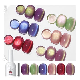 PEACECOLOR front packaging showing six gel bottles and magnets, convenient kit
