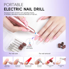 PEACECOLOR three gel polish bottles and top coat for glossy durable results