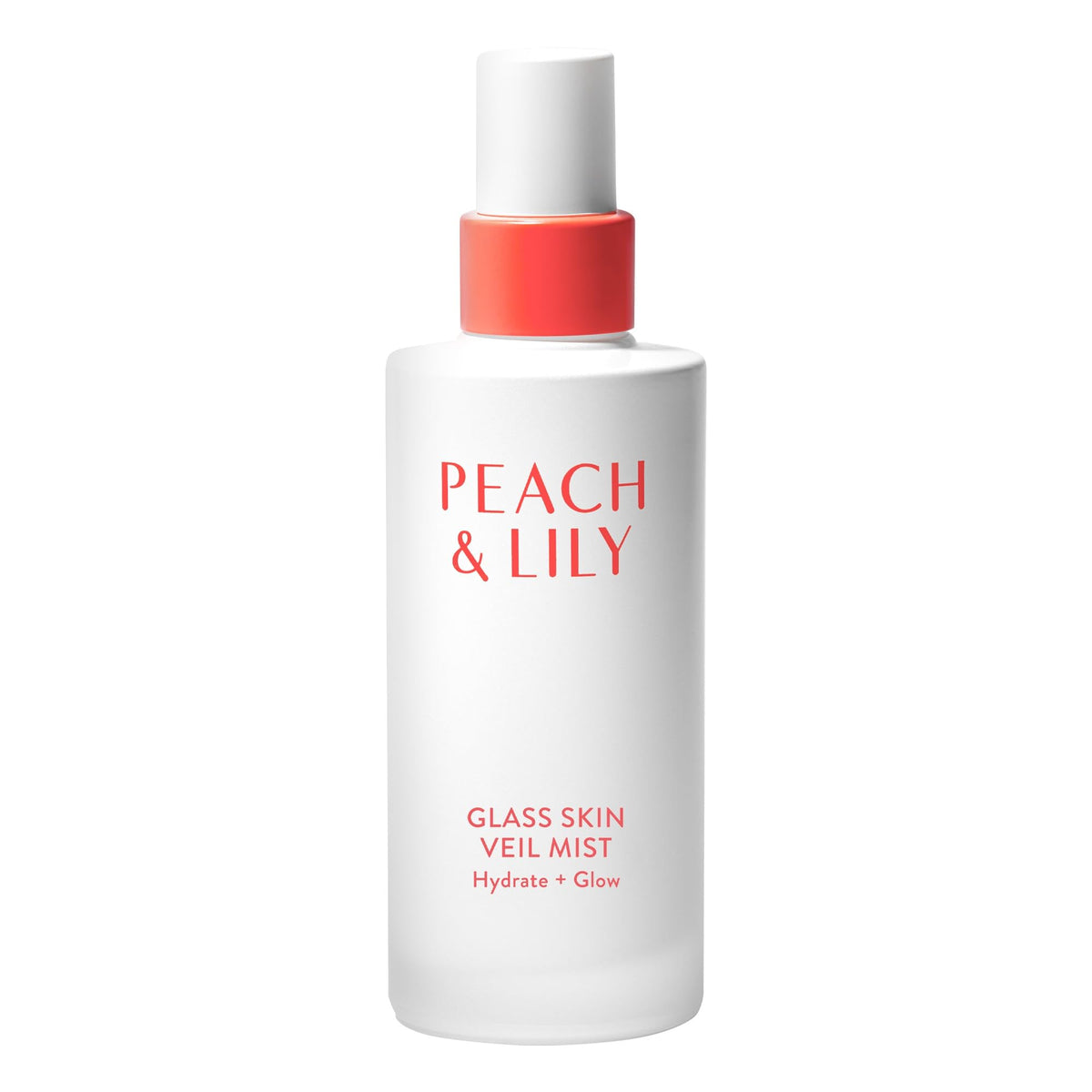 Peach & Lily front bottle showing design and size benefit: easy identification